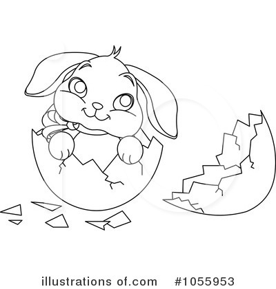 Royalty-Free (RF) Easter Clipart Illustration by Pushkin - Stock Sample #1055953