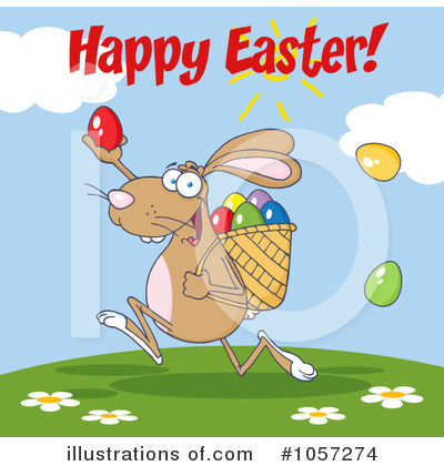 Royalty-Free (RF) Easter Clipart Illustration by Hit Toon - Stock Sample #1057274