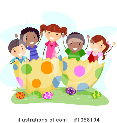 Royalty-Free (RF) Easter Clipart Illustration by BNP Design Studio - Stock Sample #1058194