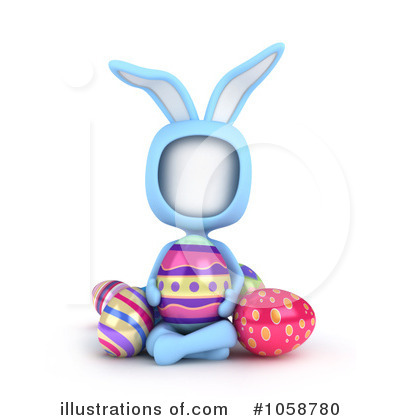 Easter Bunny Clipart #1058780 by BNP Design Studio