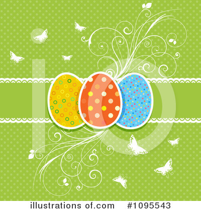 Easter Eggs Clipart #1095543 by KJ Pargeter