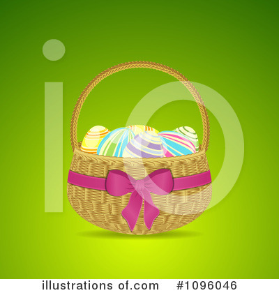 Easter Basket Clipart #1096046 by elaineitalia