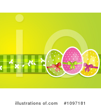 Easter Eggs Clipart #1097181 by elaineitalia