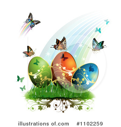 Royalty-Free (RF) Easter Clipart Illustration by merlinul - Stock Sample #1102259