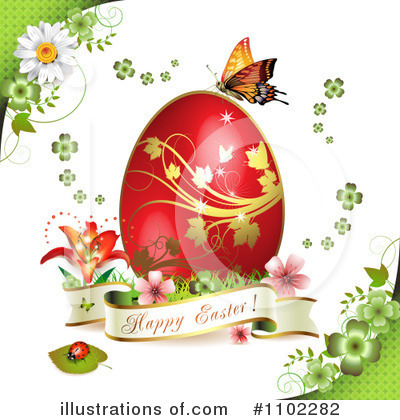 Royalty-Free (RF) Easter Clipart Illustration by merlinul - Stock Sample #1102282