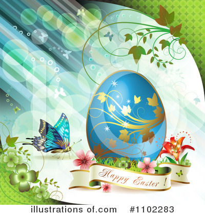 Royalty-Free (RF) Easter Clipart Illustration by merlinul - Stock Sample #1102283