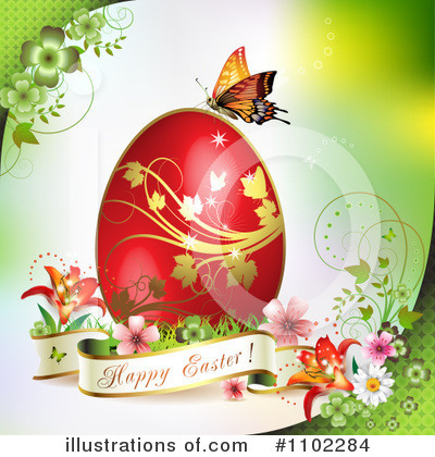 Royalty-Free (RF) Easter Clipart Illustration by merlinul - Stock Sample #1102284