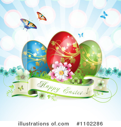 Royalty-Free (RF) Easter Clipart Illustration by merlinul - Stock Sample #1102286