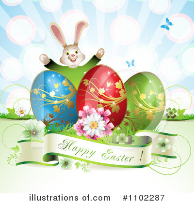 Royalty-Free (RF) Easter Clipart Illustration by merlinul - Stock Sample #1102287