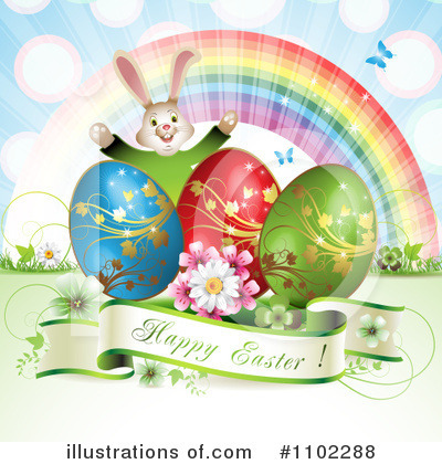 Royalty-Free (RF) Easter Clipart Illustration by merlinul - Stock Sample #1102288