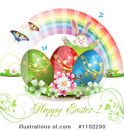 Royalty-Free (RF) Easter Clipart Illustration by merlinul - Stock Sample #1102290