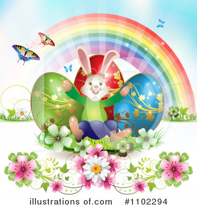 Royalty-Free (RF) Easter Clipart Illustration by merlinul - Stock Sample #1102294
