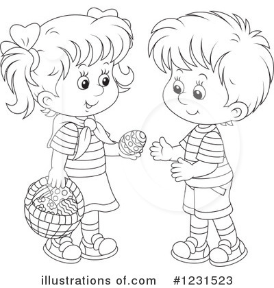 Royalty-Free (RF) Easter Clipart Illustration by Alex Bannykh - Stock Sample #1231523