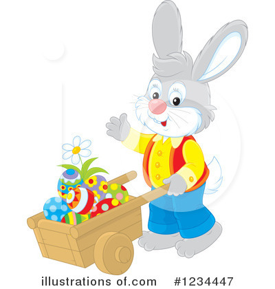 Easter Bunny Clipart #1234447 by Alex Bannykh