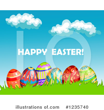 Easter Eggs Clipart #1235740 by Vector Tradition SM