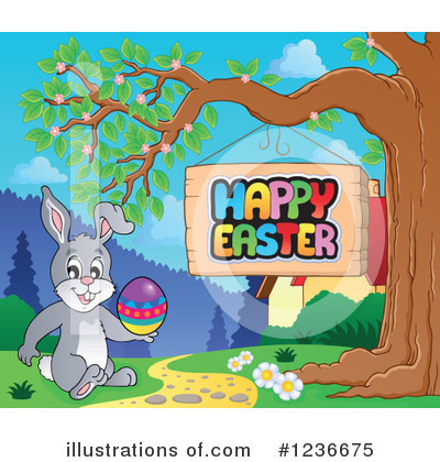 Royalty-Free (RF) Easter Clipart Illustration by visekart - Stock Sample #1236675