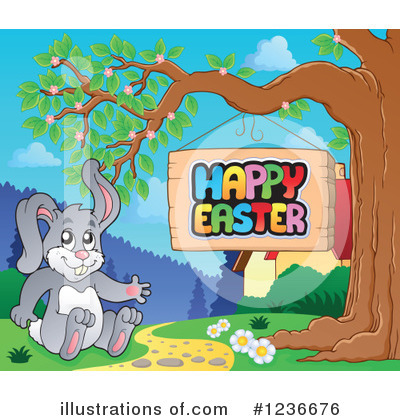 Royalty-Free (RF) Easter Clipart Illustration by visekart - Stock Sample #1236676