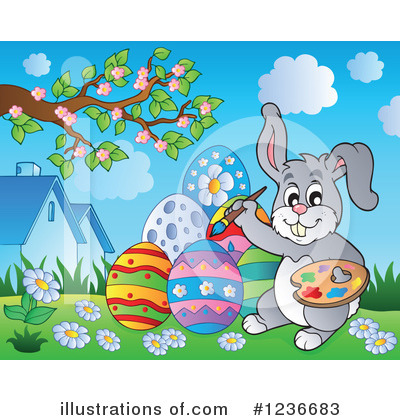 Royalty-Free (RF) Easter Clipart Illustration by visekart - Stock Sample #1236683