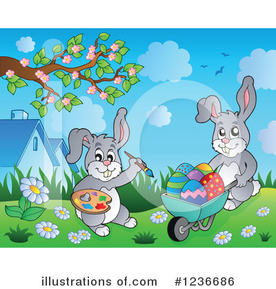 Royalty-Free (RF) Easter Clipart Illustration by visekart - Stock Sample #1236686