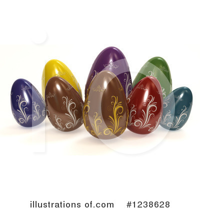 Chocolate Egg Clipart #1238628 by KJ Pargeter
