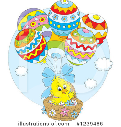 Easter Chick Clipart #1239486 by Alex Bannykh