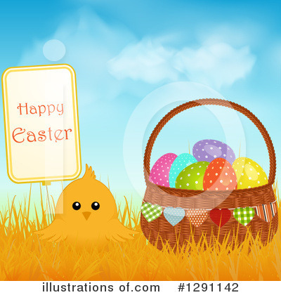 Easter Basket Clipart #1291142 by elaineitalia