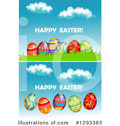 Easter Eggs Clipart #1293383 by Vector Tradition SM