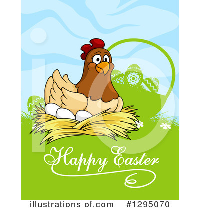 Hen Clipart #1295070 by Vector Tradition SM