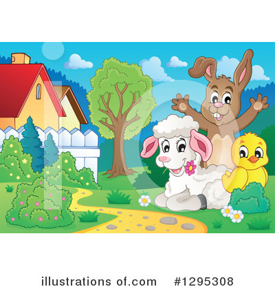 Royalty-Free (RF) Easter Clipart Illustration by visekart - Stock Sample #1295308