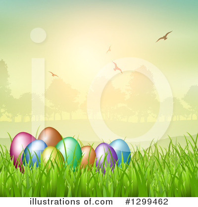 Royalty-Free (RF) Easter Clipart Illustration by KJ Pargeter - Stock Sample #1299462