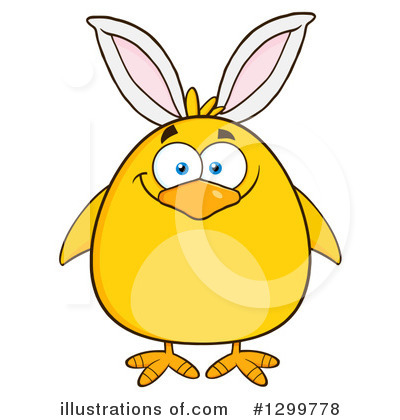 Easter Chick Clipart #1299778 by Hit Toon