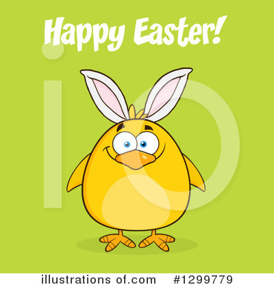 Easter Chick Clipart #1299779 by Hit Toon