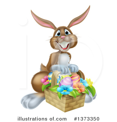 Rabbits Clipart #1373350 by AtStockIllustration