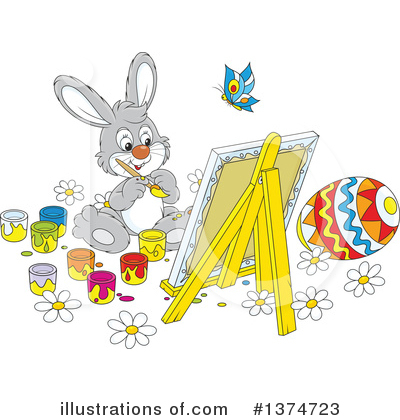 Bunny Clipart #1374723 by Alex Bannykh