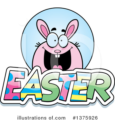 Easter Bunny Clipart #1375926 by Cory Thoman