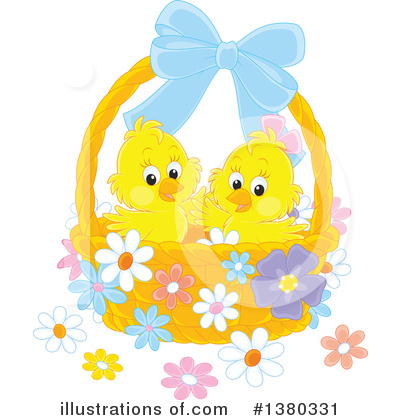 Easter Chick Clipart #1380331 by Alex Bannykh