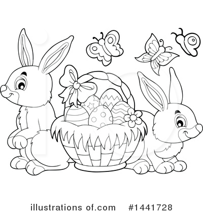 Royalty-Free (RF) Easter Clipart Illustration by visekart - Stock Sample #1441728