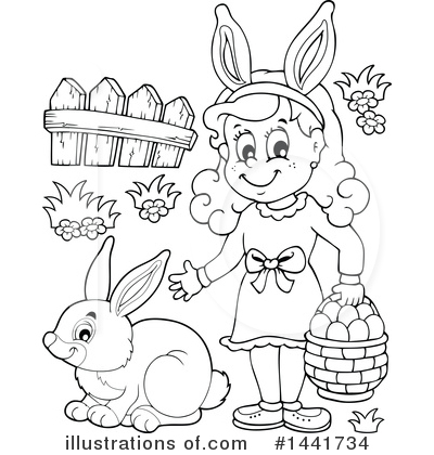 Royalty-Free (RF) Easter Clipart Illustration by visekart - Stock Sample #1441734