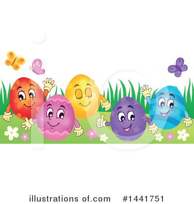 Royalty-Free (RF) Easter Clipart Illustration by visekart - Stock Sample #1441751