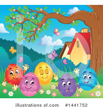 Royalty-Free (RF) Easter Clipart Illustration by visekart - Stock Sample #1441752
