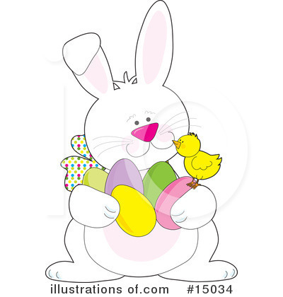 Easter Bunny Clipart #15034 by Maria Bell