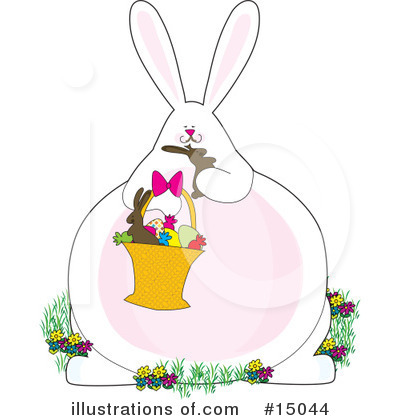 Easter Bunny Clipart #15044 by Maria Bell