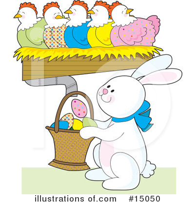 Easter Bunny Clipart #15050 by Maria Bell