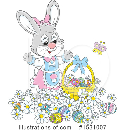 Easter Bunny Clipart #1531007 by Alex Bannykh