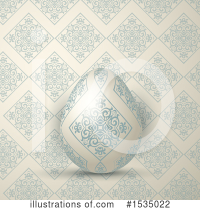 Damask Clipart #1535022 by KJ Pargeter