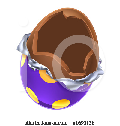 Chocolate Egg Clipart #1695138 by AtStockIllustration