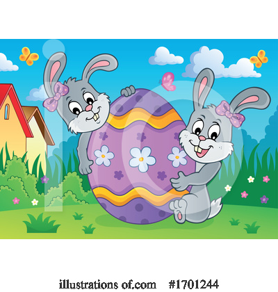 Royalty-Free (RF) Easter Clipart Illustration by visekart - Stock Sample #1701244
