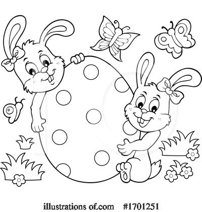 Royalty-Free (RF) Easter Clipart Illustration by visekart - Stock Sample #1701251