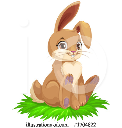 Rabbit Clipart #1704822 by Vector Tradition SM
