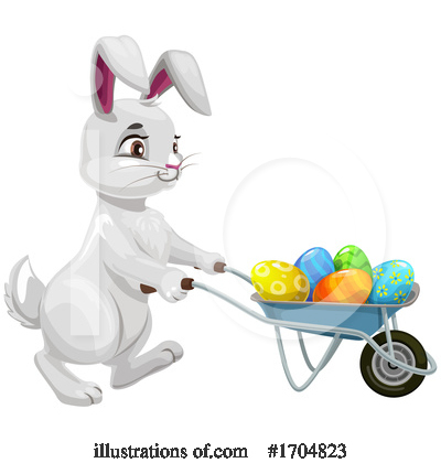 Easter Bunny Clipart #1704823 by Vector Tradition SM